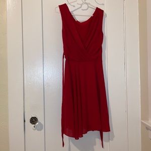 Works Red Dress